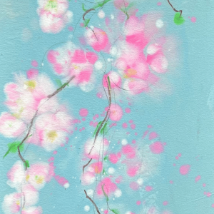 Beautiful Blossoms of Awakening Abstract Artwork by award-winning artist Cassandra Gaisford